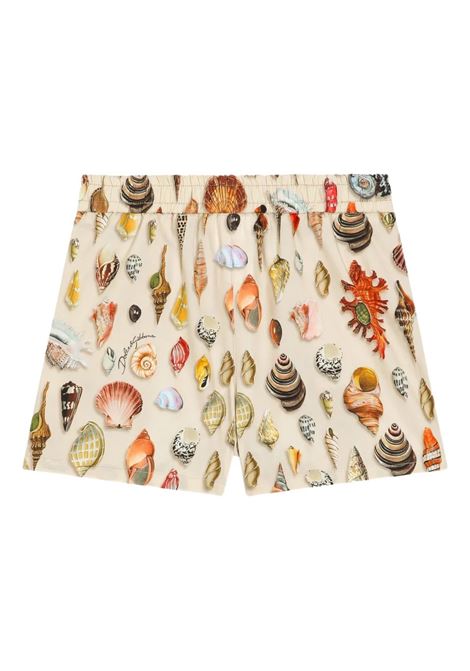 Bermuda Con Stampa Conchiglie DOLCE & GABBANA KIDS | L13Q46-HS5TTHK5PI